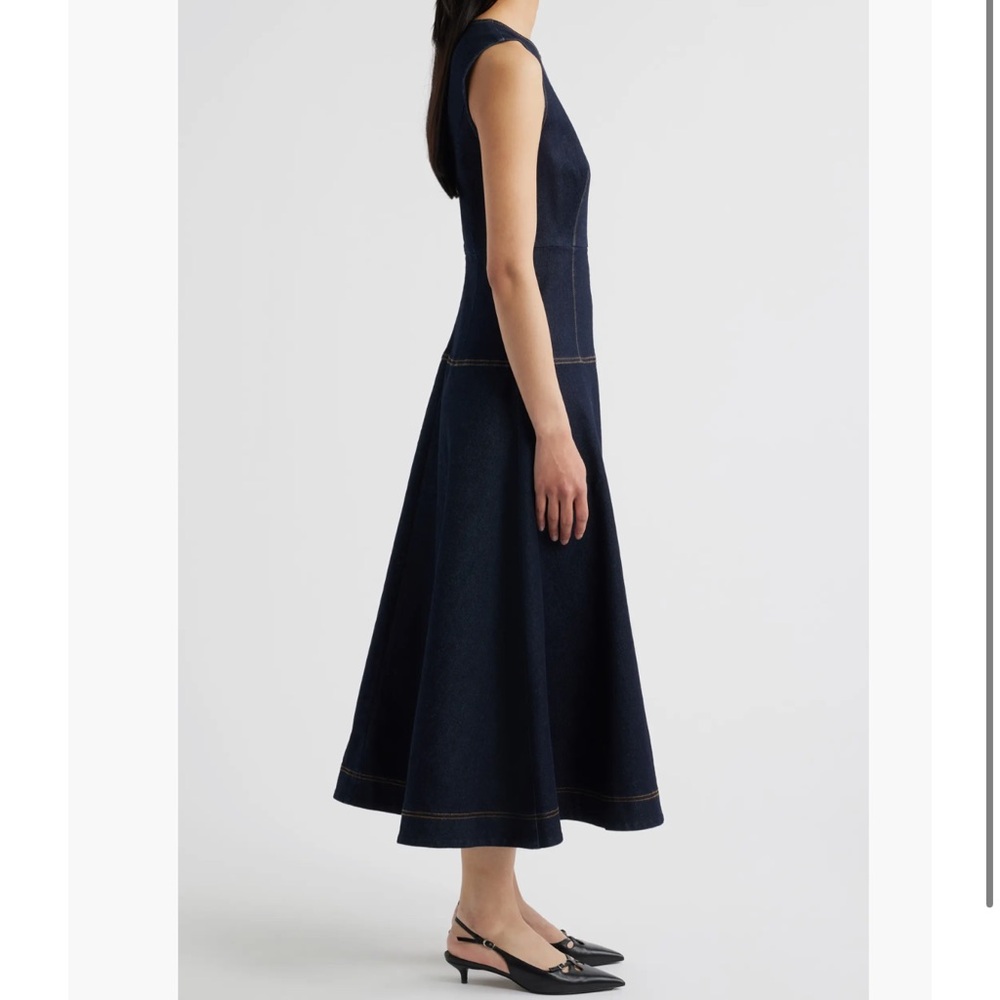 NEW Sleeveless Denim A-Line Midi Dress
ZOE AND CLAIRE - Picture 3 of 8
